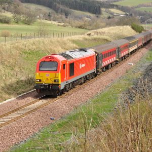 A3 PHOTOGRAPH - Deltic Special 67015